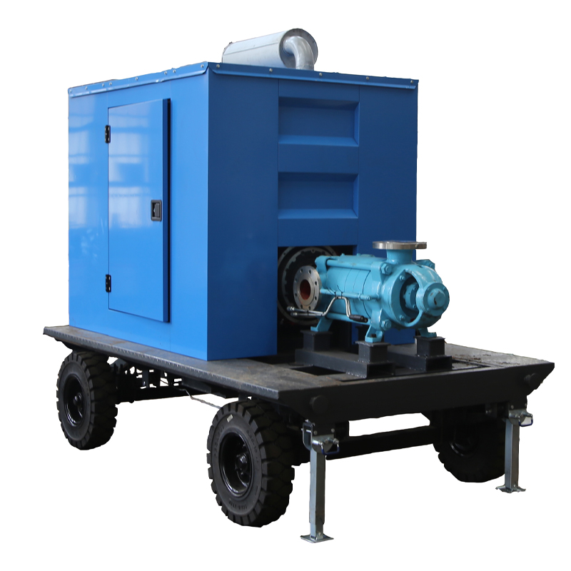 移动柴油机多级水泵车